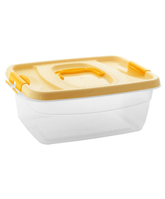  Контейнер 10 л беж для пищевых продуктов купить недорого. Артикул: Ф0111. Вид 1.
